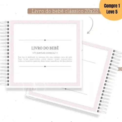 Arquivo Combo Coleção Clássica Poá Livro do Bebê -616