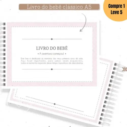 Arquivo Combo Coleção Clássica Poá Livro do Bebê -616