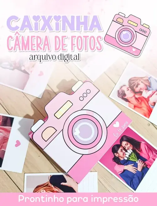 Arquivo Digital Caixinha câmera de fotos  -7034
