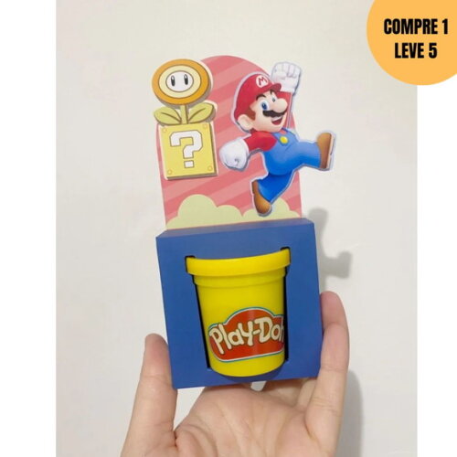 Arquivo de Corte Caixa Play Doh Super Mario -4114
