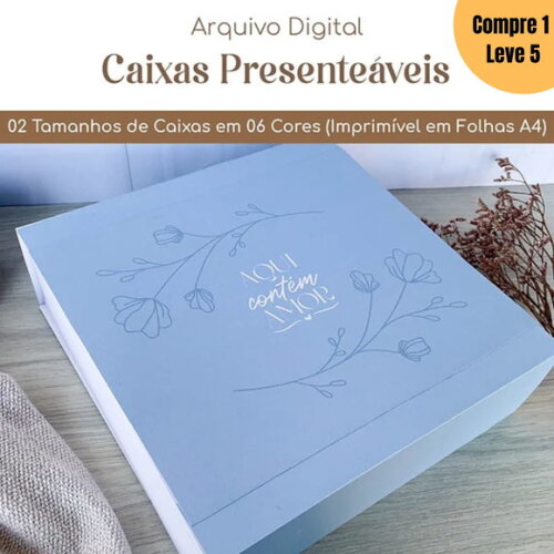 Arquivo de Corte Caixas Presenteáveis -984