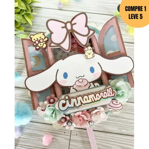 Arquivo de Corte Cinnamoroll Topo de Bolo -4102