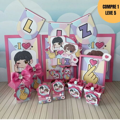 Arquivo de Corte Dorama Kit Festa Pronta -3808
