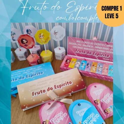 Arquivo de Corte Fruto do Espírito Combo Completo -4869