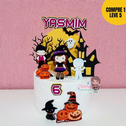 Arquivo de Corte Hallowen Topo de Bolo 35 -