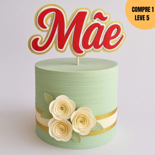 Arquivo de Corte Mãe Topo de Bolo -3227
