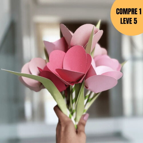 Arquivo de Corte Molde Tulipa Porta Bombom -5728