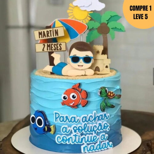 Arquivo de Corte Nemo Topo de Bolo -2634