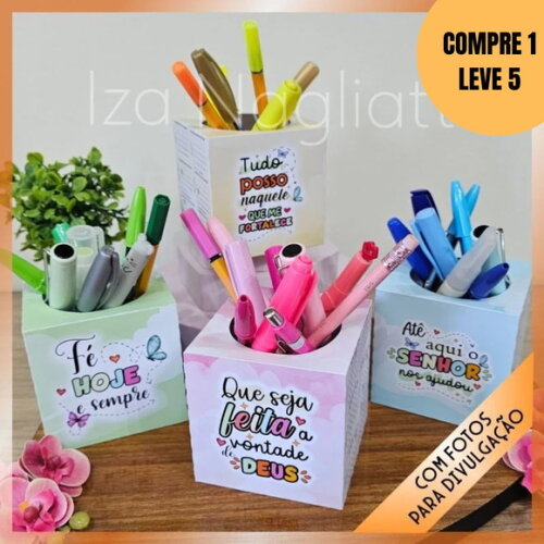Arquivo de Corte Porta Canetas Calendário 2026 -4902