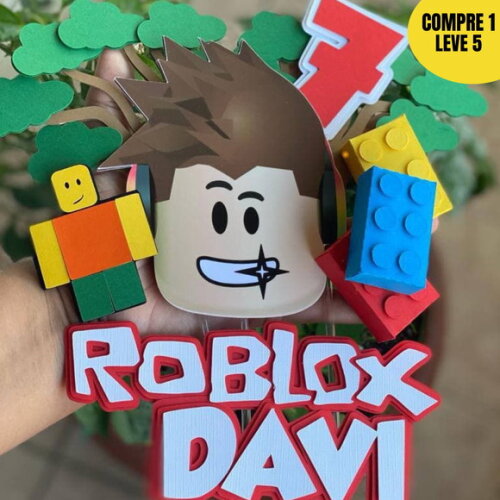 Arquivo de Corte Roblox Topo de Bolo -18