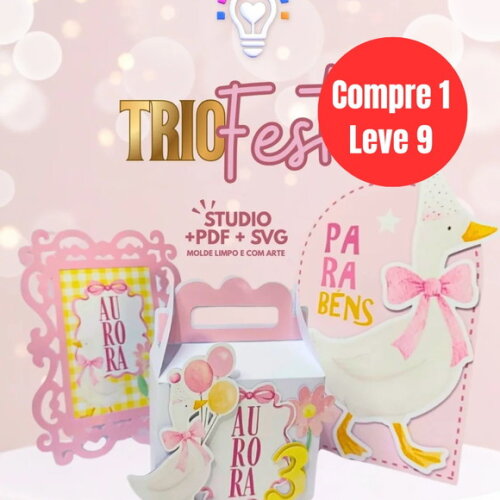 Arquivo de Corte Trio de Moldes para Festas -6872
