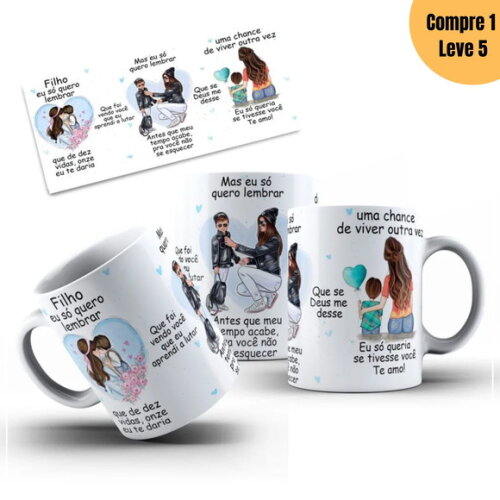 Arquivo Digital 11 Vidas Arte Avulsa Caneca -1107