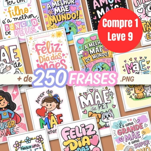 Arquivo Digital 250 Frases Dia das Mães - 6919