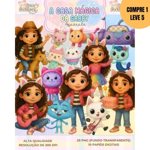 Arquivo Digital a Casa Mágica da Gabby Kit Digital -4247