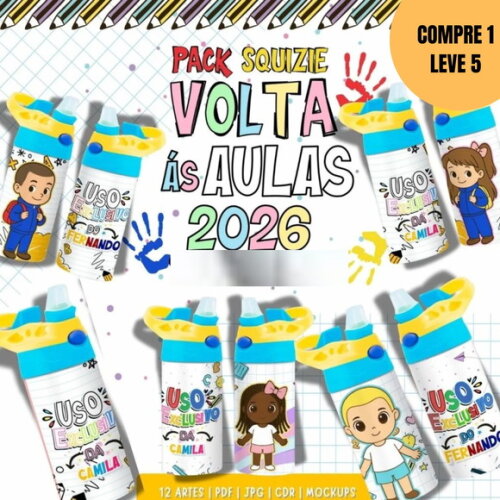 Arquivo Digital Abc Volta às Aulas Artes para Squeeze -6120
