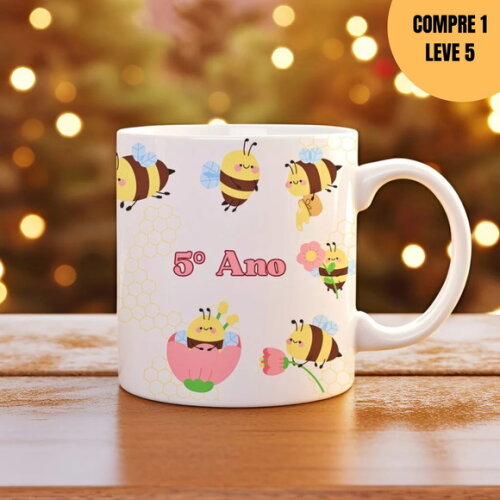 Arquivo Digital Abelhinhas Arte Avulsa Caneca Escolar -1490