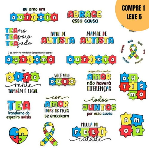 Arquivo Digital Abril Azul Autismo 2025 Kit Digital -2238