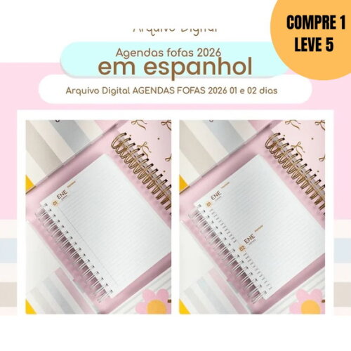 Arquivo Digital Agenda A5 2026 em Espanhol -4717