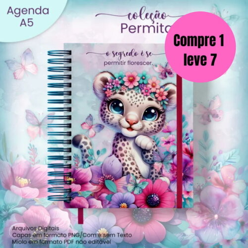 Arquivo Digital Agenda A5 Coleção Permita -6459