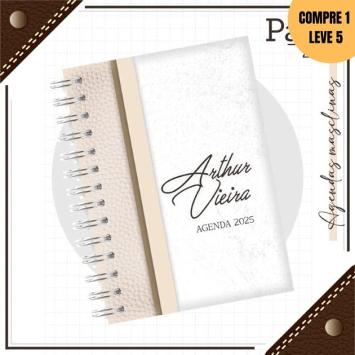 Arquivo Digital Agenda Masculina Couro Branco 2025 -213