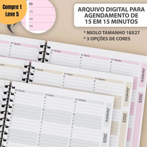 Arquivo Digital Agendamento Semanal 2025 de 15 em 15m -735