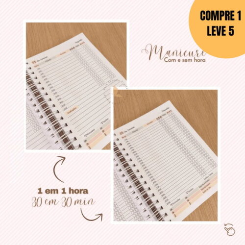 Arquivo Digital Agendamentos Manicure 2026 8 Cores -5659