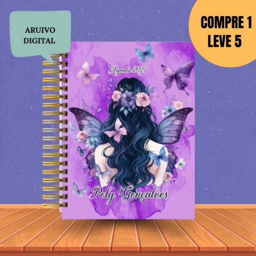 Arquivo Digital Agendas 2026 Coleção Butterfly -5394