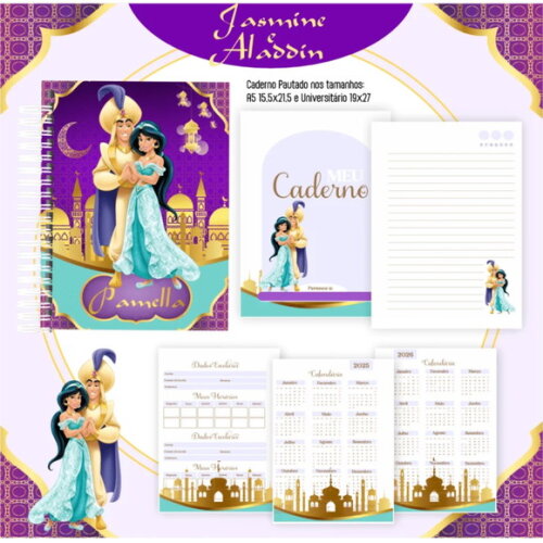 Arquivo Digital Aladdin e Jasmine Capas e Miolos 2025 -123