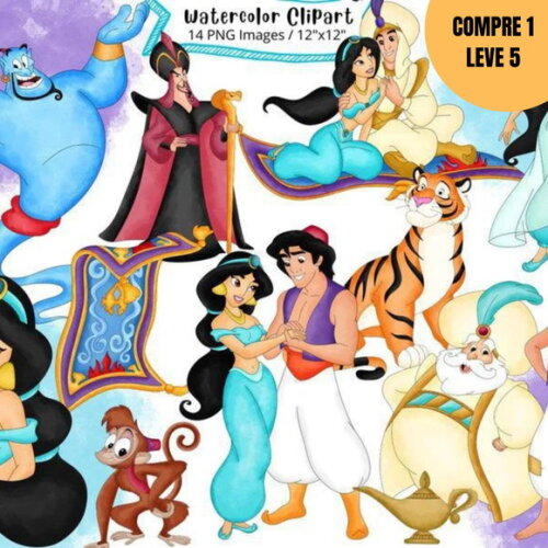 Arquivo Digital Aladdin Kit Digital -1514