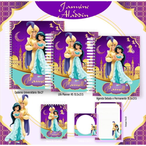 Arquivo Digital Aladdin e Jasmine Capas e Miolos 2025 -123