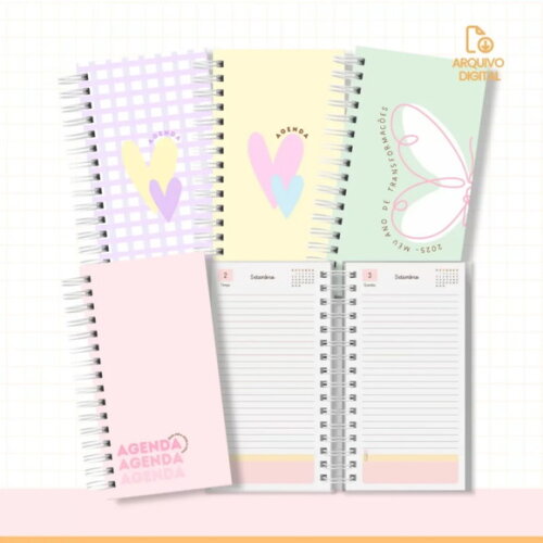 Arquivo Digital Agendas Slim 2025 - 314