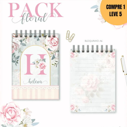 Arquivo Digital Alfabeto Floral Agendas 2026 -2914