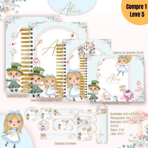 Arquivo Digital Alice Kit Escolar 2025 -1020