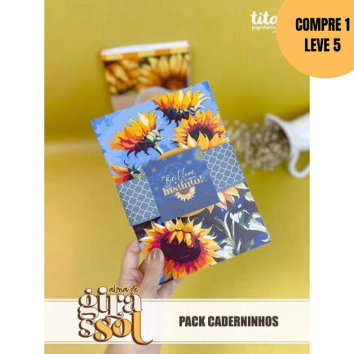 Arquivo Digital Alma de Girassol Pack Caderninhos -5935
