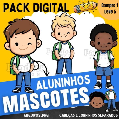 Arquivo Digital Aluninhos Meninos Volta às Aulas -1248