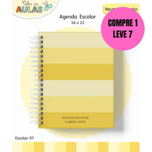 Arquivo Digital Amarelo Neutro Volta as Aulas 2026 -6354