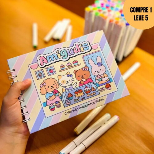 Arquivo Digital Amigudis Meninas Livro Color -4128