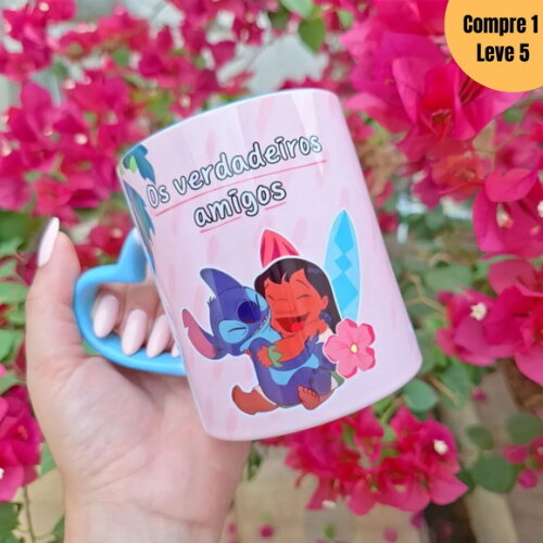 Arquivo Digital Amizade Lilo Arte Avulsa Caneca -1272