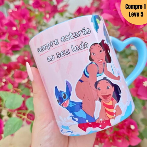 Arquivo Digital Amizade Lilo Arte Avulsa Caneca -1272