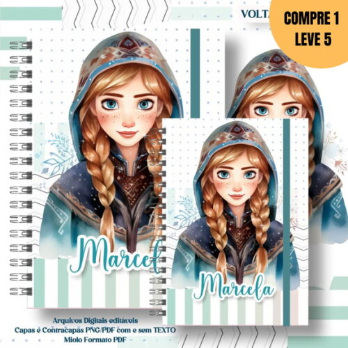 Arquivo Digital Ana Frozen Kit Escolar 2025 -1457