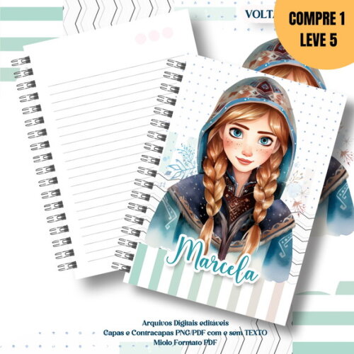 Arquivo Digital Ana Frozen Kit Escolar 2025 -1457