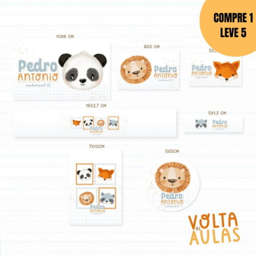 Arquivo Digital Animais Fofo Volta às Aulas 2026 -6151
