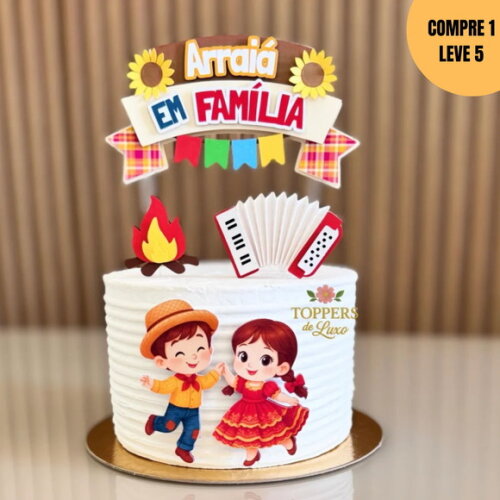 Arquivo Digital Arraiá em Família Topo de Bolo -3770
