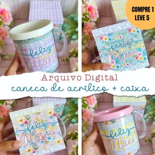 Arquivo Digital Arte Caneca + Caixa Dia das Mães -3051