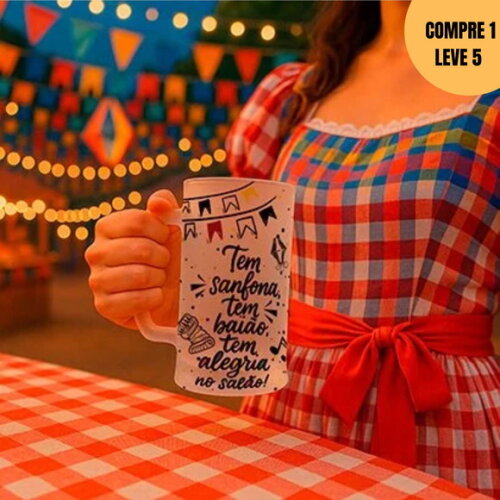 Arquivo Digital Arte Caneca Chopp Festa Junina -3463