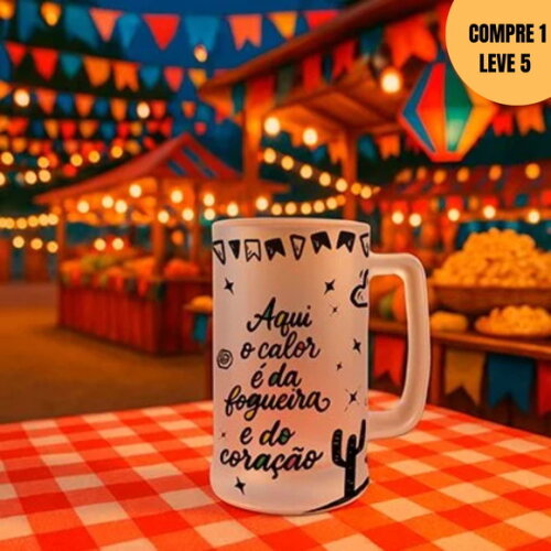 Arquivo Digital Arte Caneca Chopp Festa Junina -3463