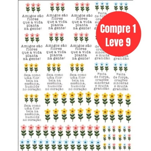 Arquivo Digital Arte Digital Frases Flores -6842
