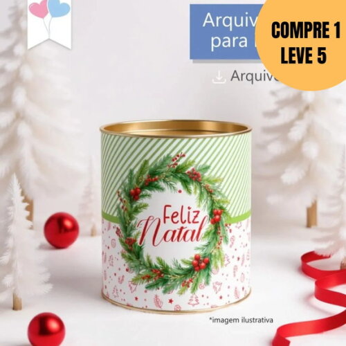 Arquivo Digital Arte para Tubolata Natal -5518