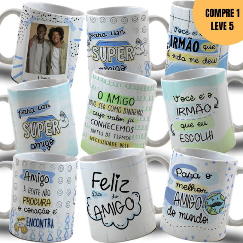 Arquivo Digital Artes Canecas Amizade Masculino -2662