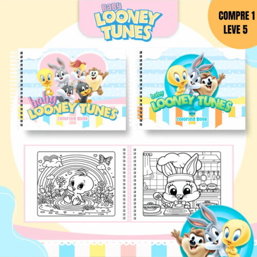Arquivo Digital Baby Looney Tunes Livros de Colorir -3275